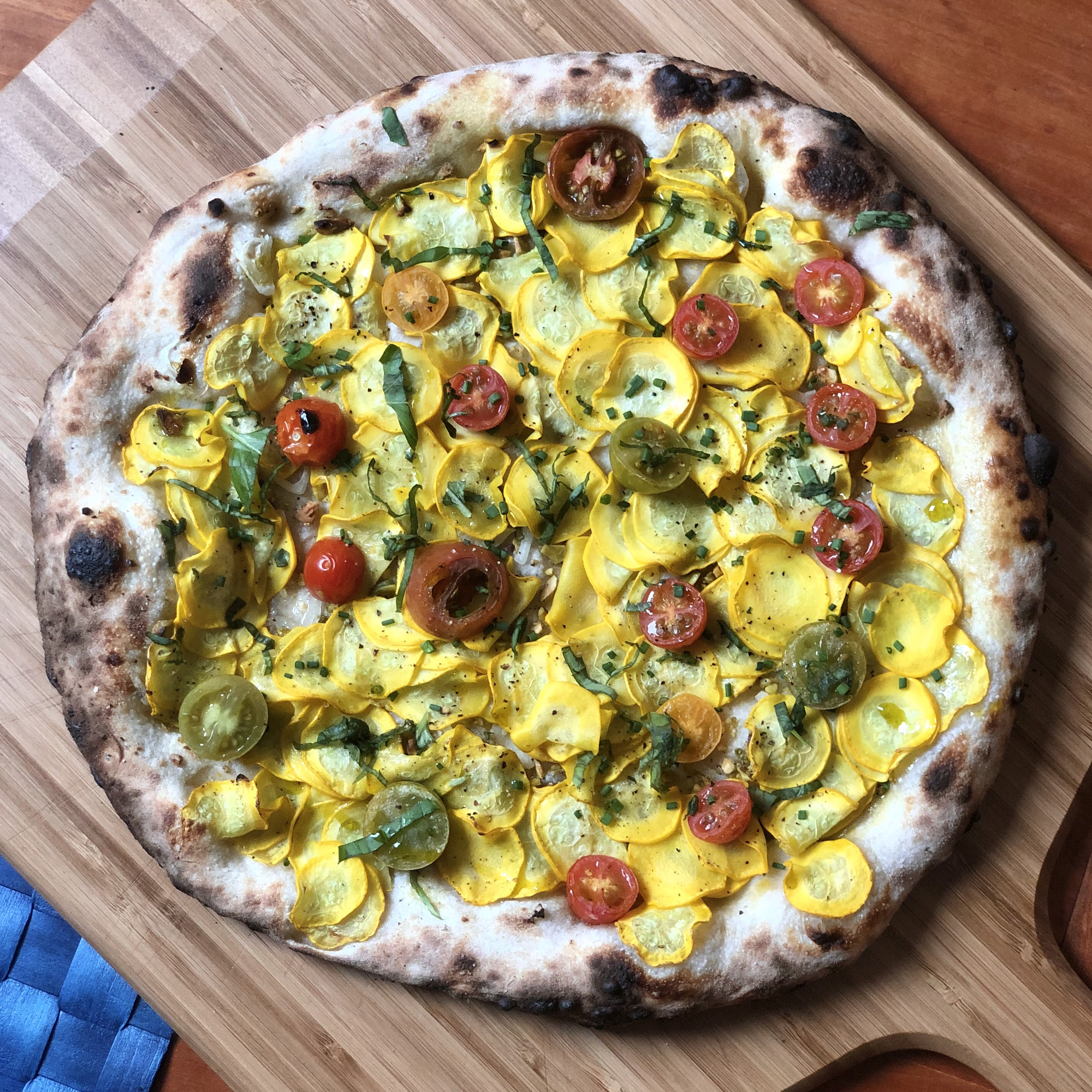 Vegan Summer Pizza | Summer Squash & Pistachio Pizza Recipe