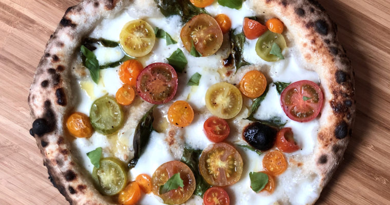 The Easiest Summer Pizza Recipe| Fresh Tomato & Mozzarella Pizza
