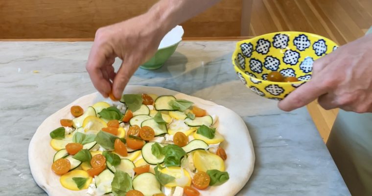 End of Summer Garden Pizza Recipe & How To Video