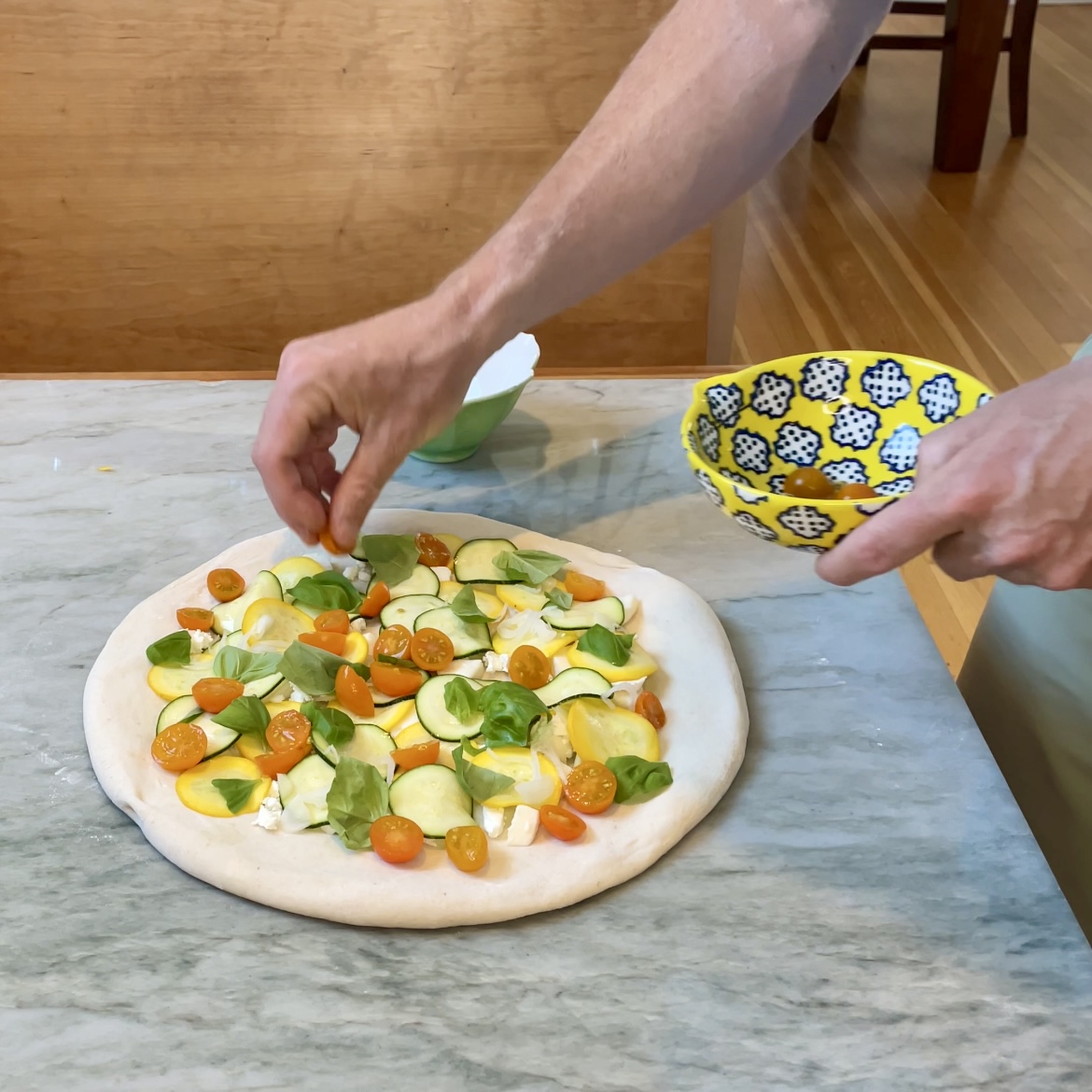 End of Summer Garden Pizza Recipe & How To Video