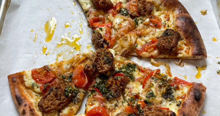 World Cup Pizza – Chorizo and Chimichurri – Choripán Pizza Recipe