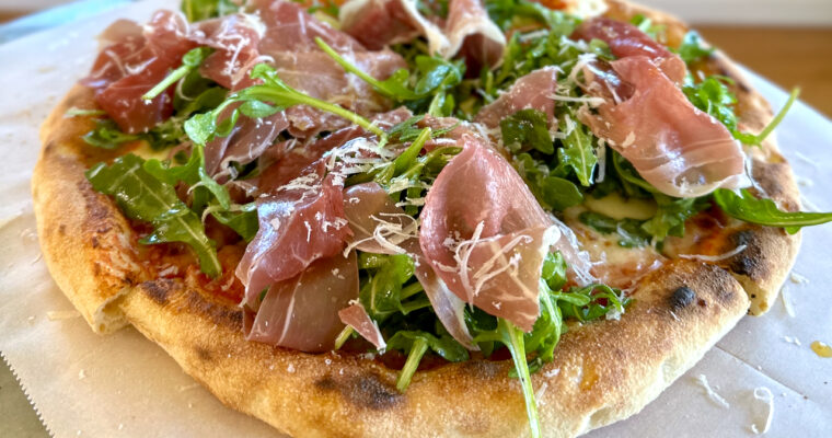 Prosciutto and Arugula Pizza